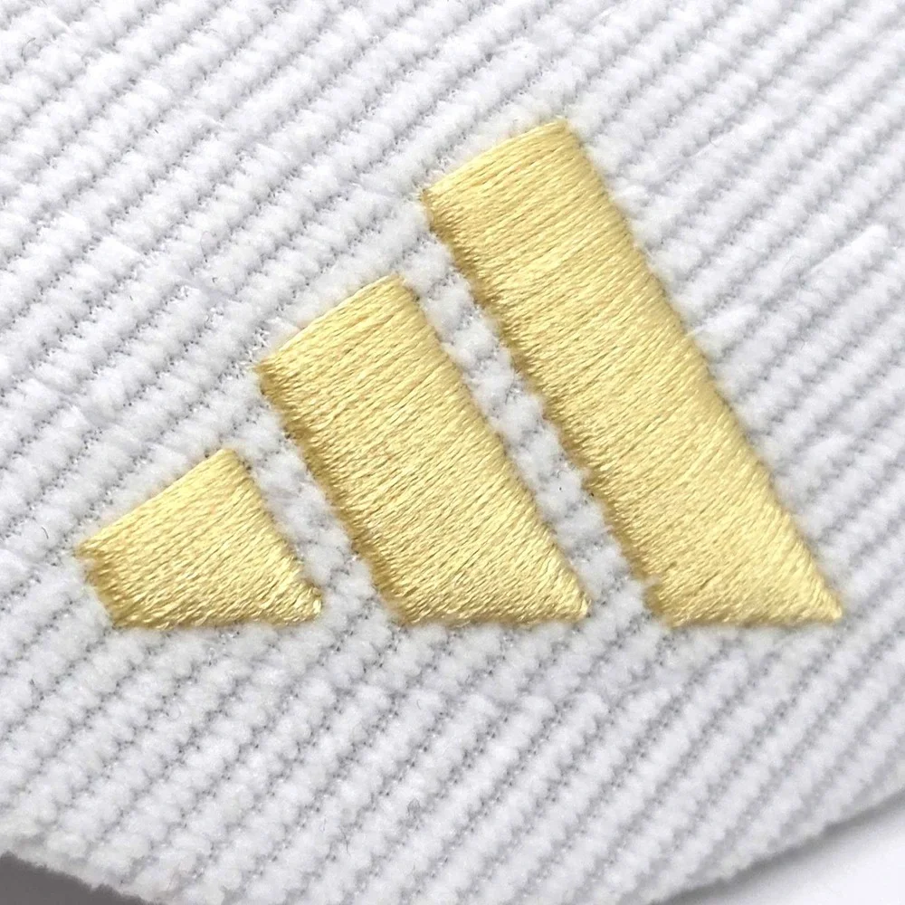 adidas Mercedes AMG Petronas F1 Corduroy Strapback Hat Cap White Gold NWT JY5608